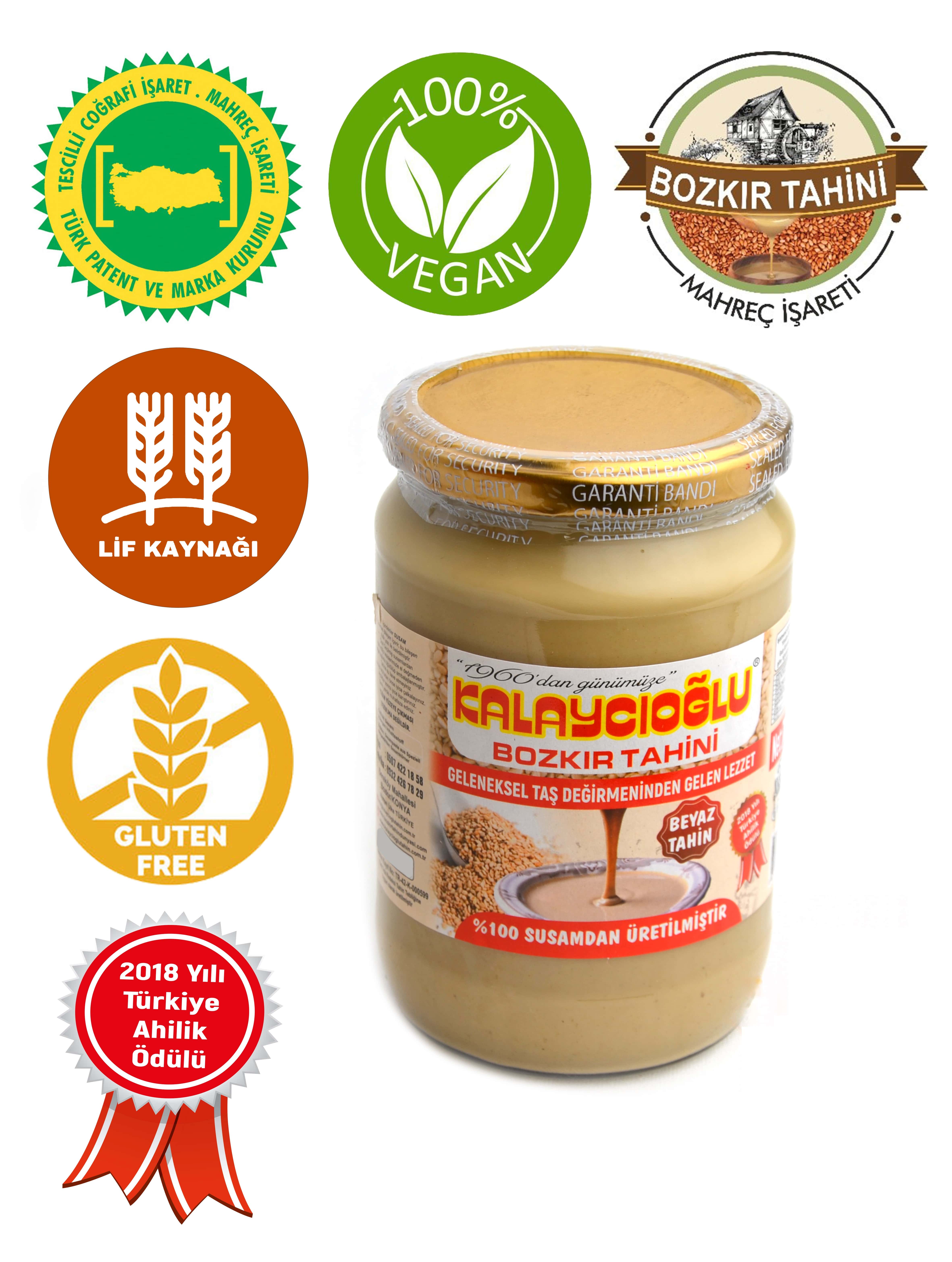 Kalaycıoğlu Beyaz Bozkır Tahini 700 Gr. CAM