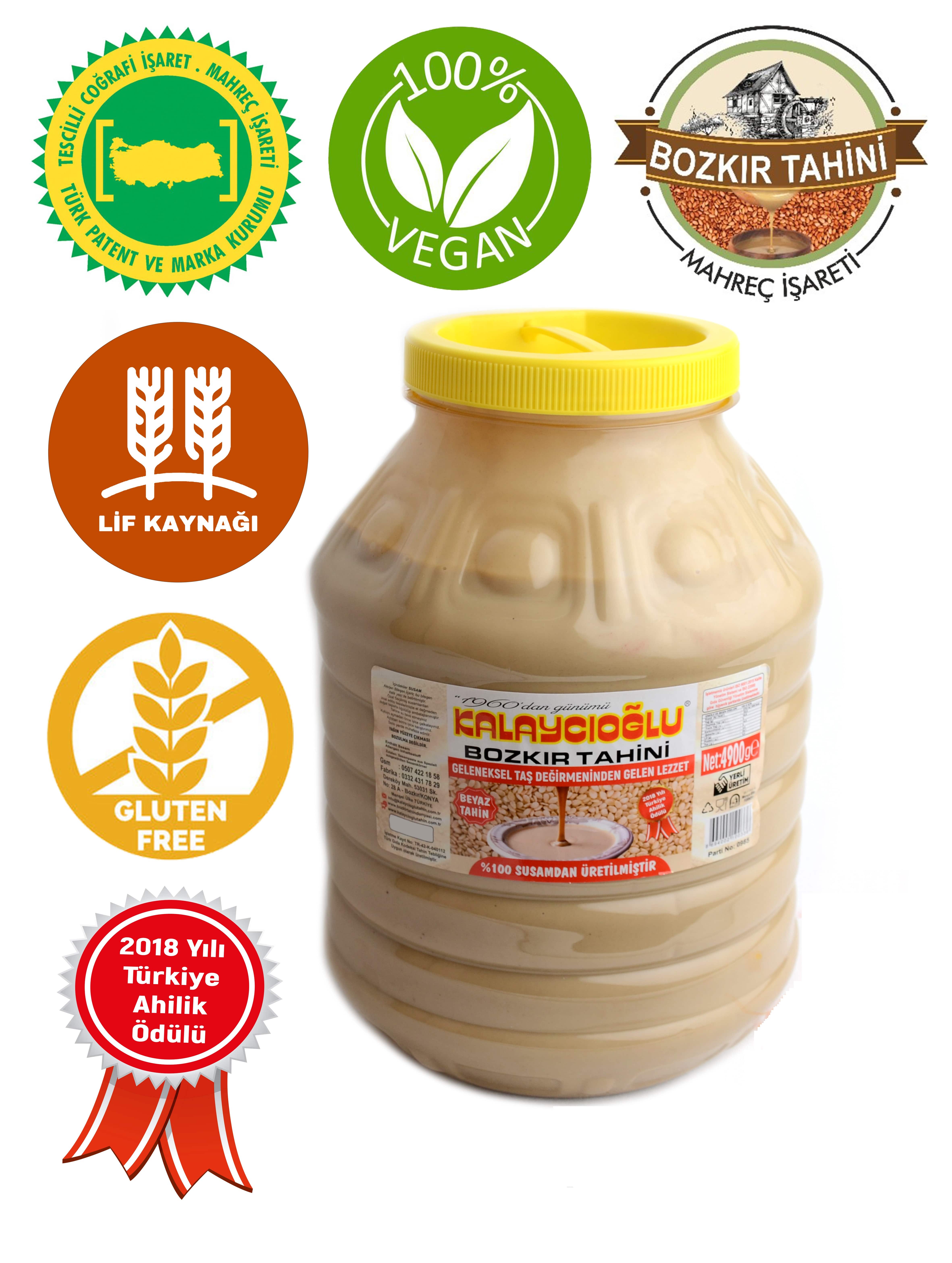Kalaycıoğlu Beyaz Bozkır Tahini 4900 Gr.
