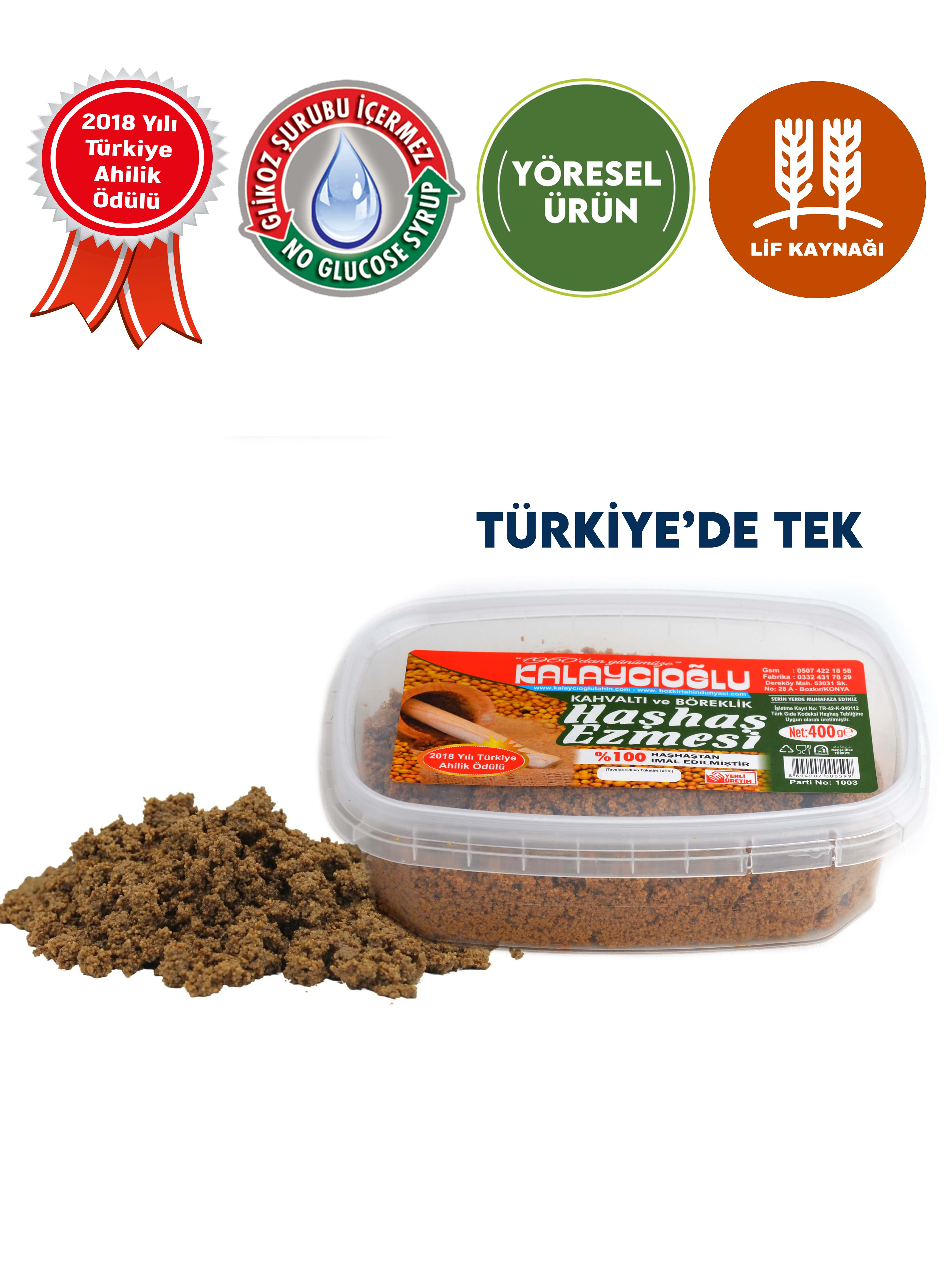 Haşhaş Ezmesi 400 Gr.