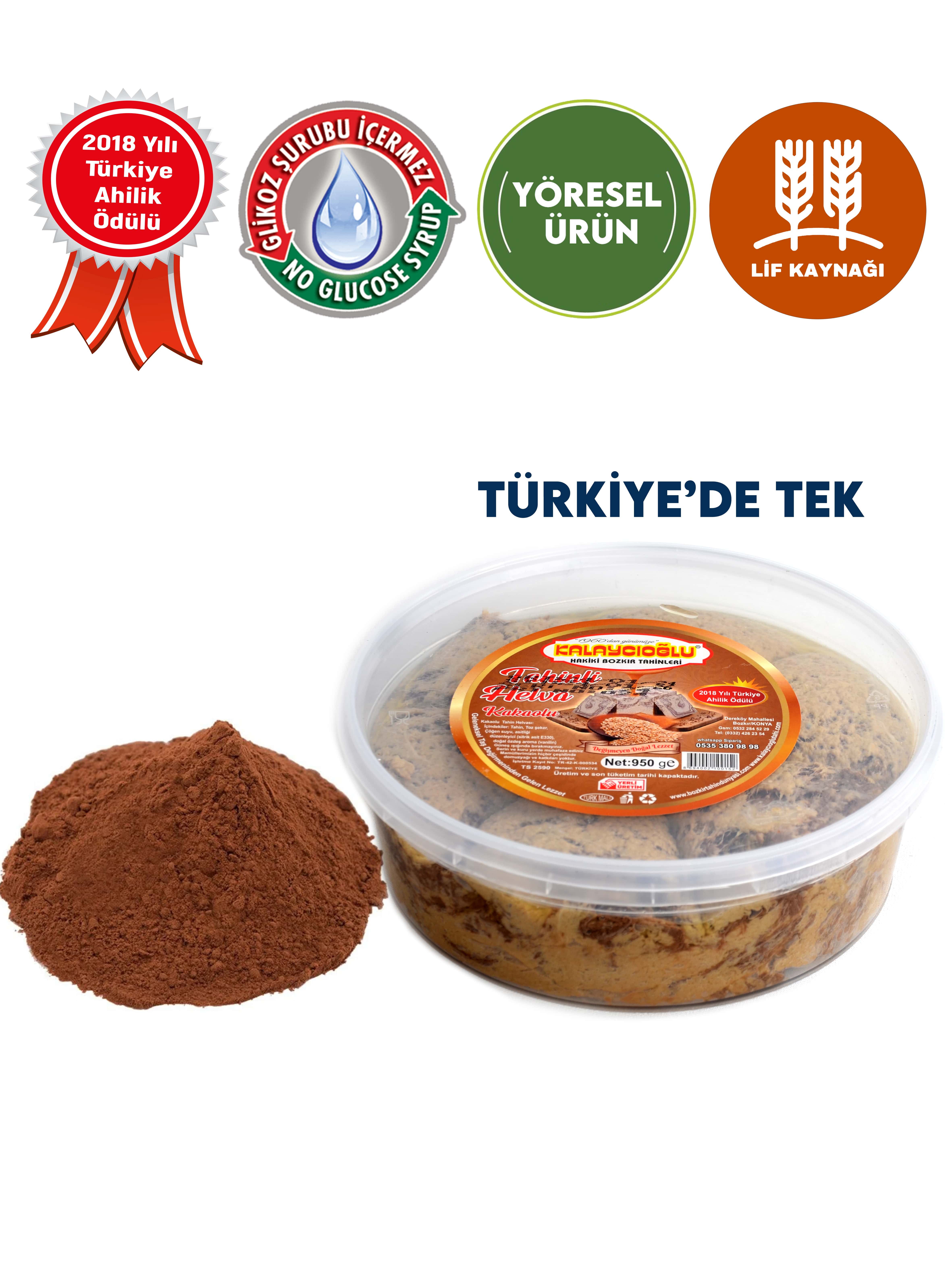 Kalaycıoğlu Kakaolu Helva 950 Gr.