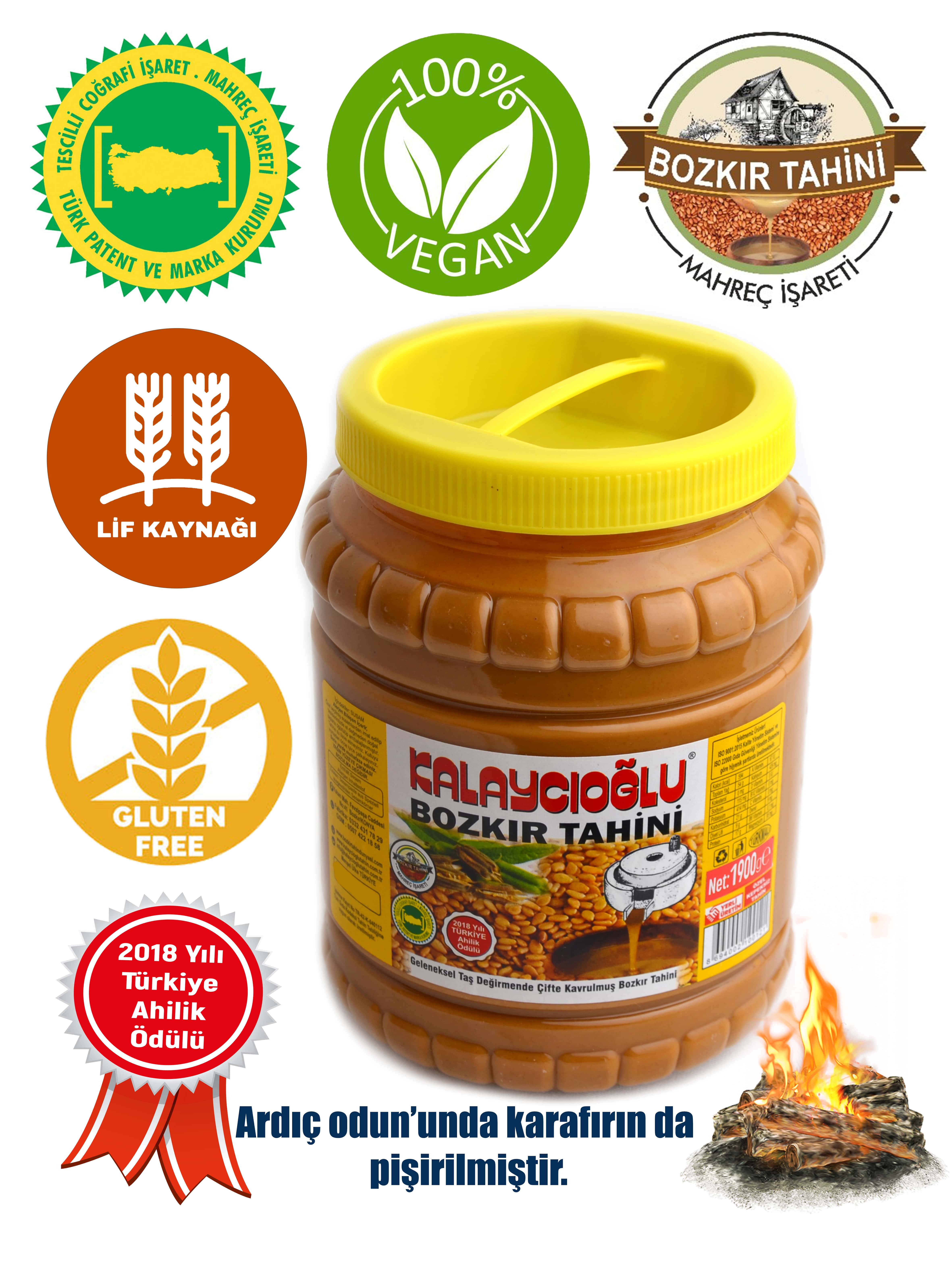 Kalaycıoğlu Bozkır Tahini 1900 Gr.