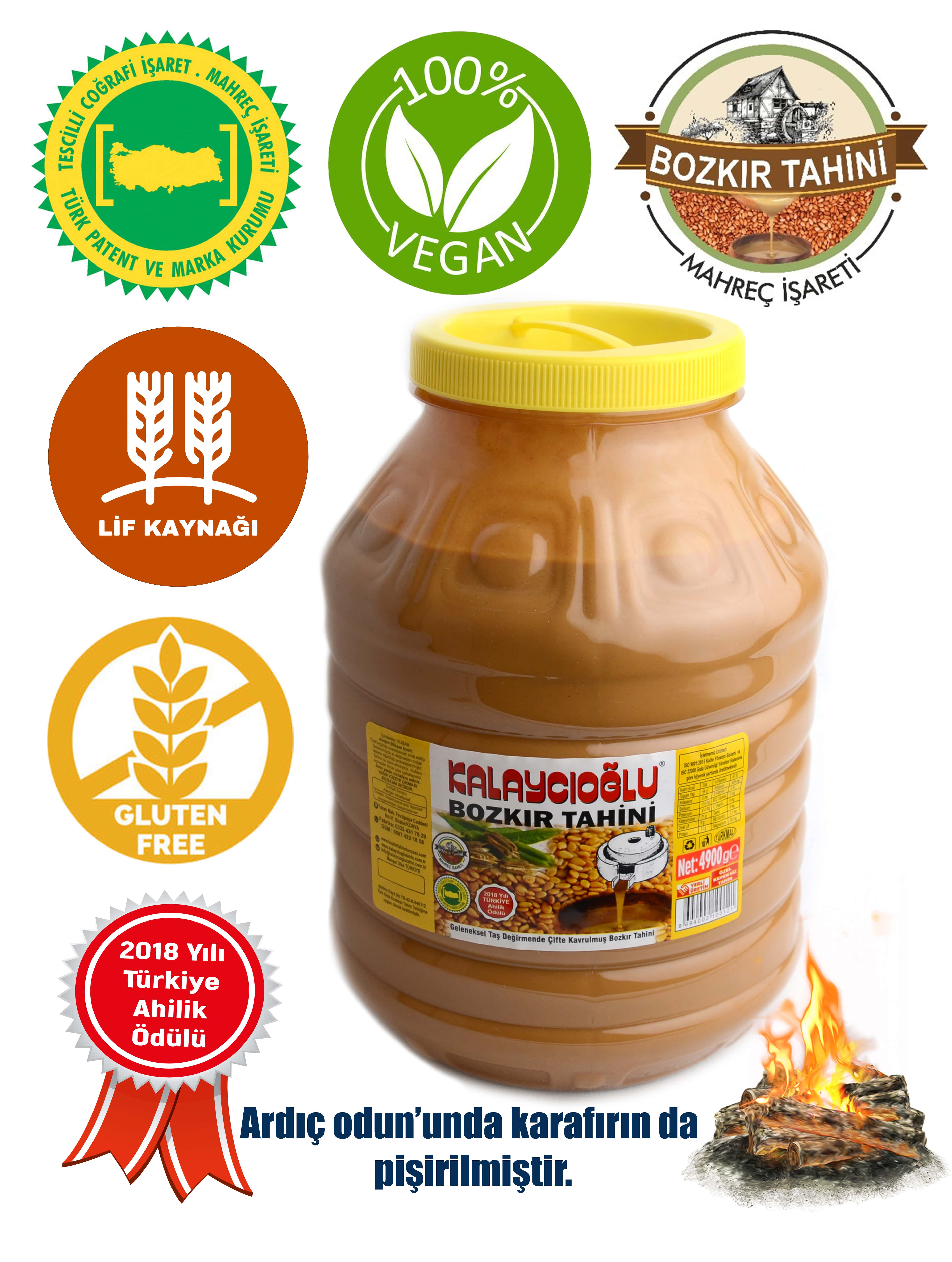 Kalaycıoğlu Bozkır Tahini 4900 Gr.