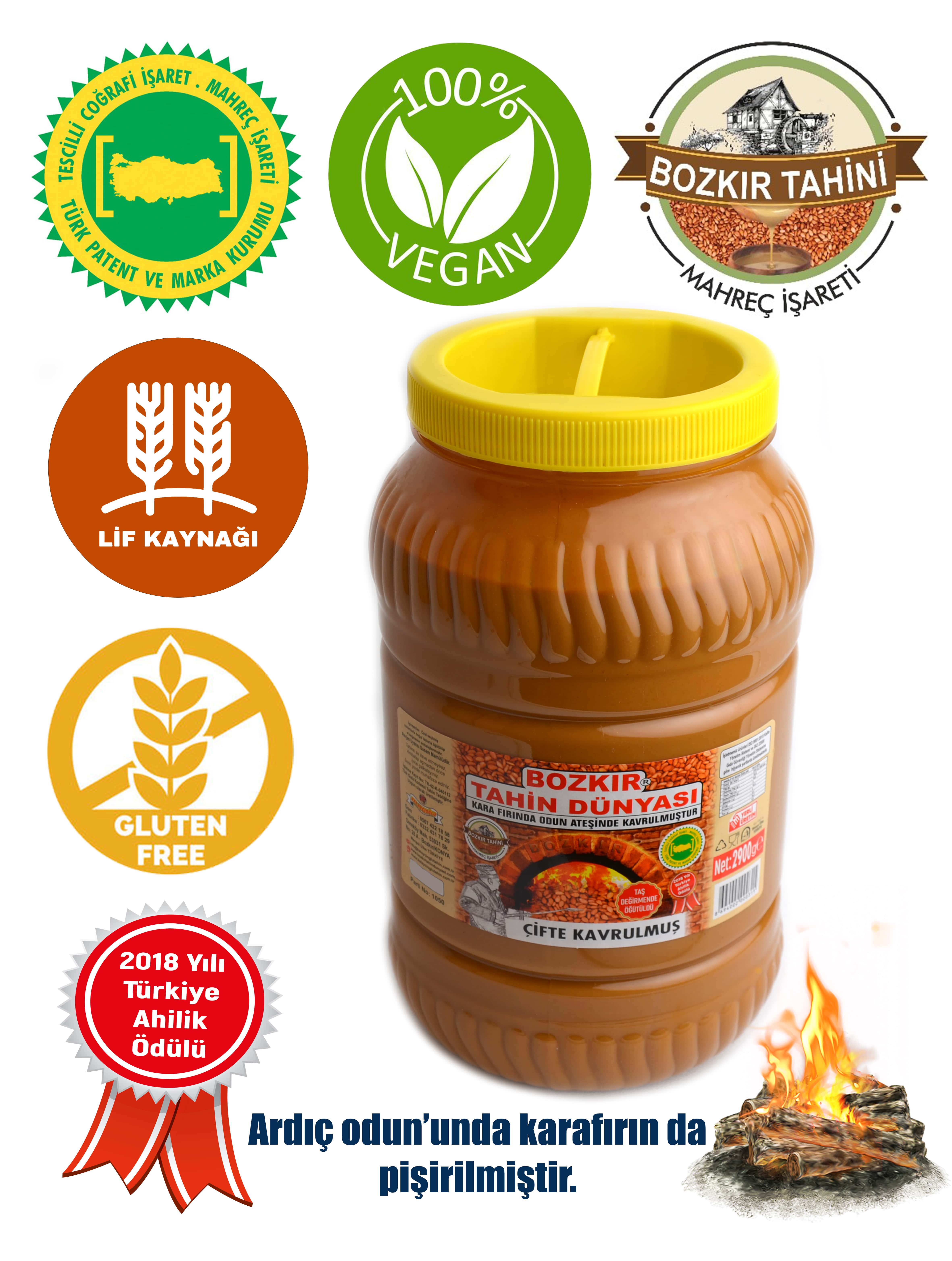 Bozkır Tahin Dünyası Bozkır Tahini 2900 Gr.