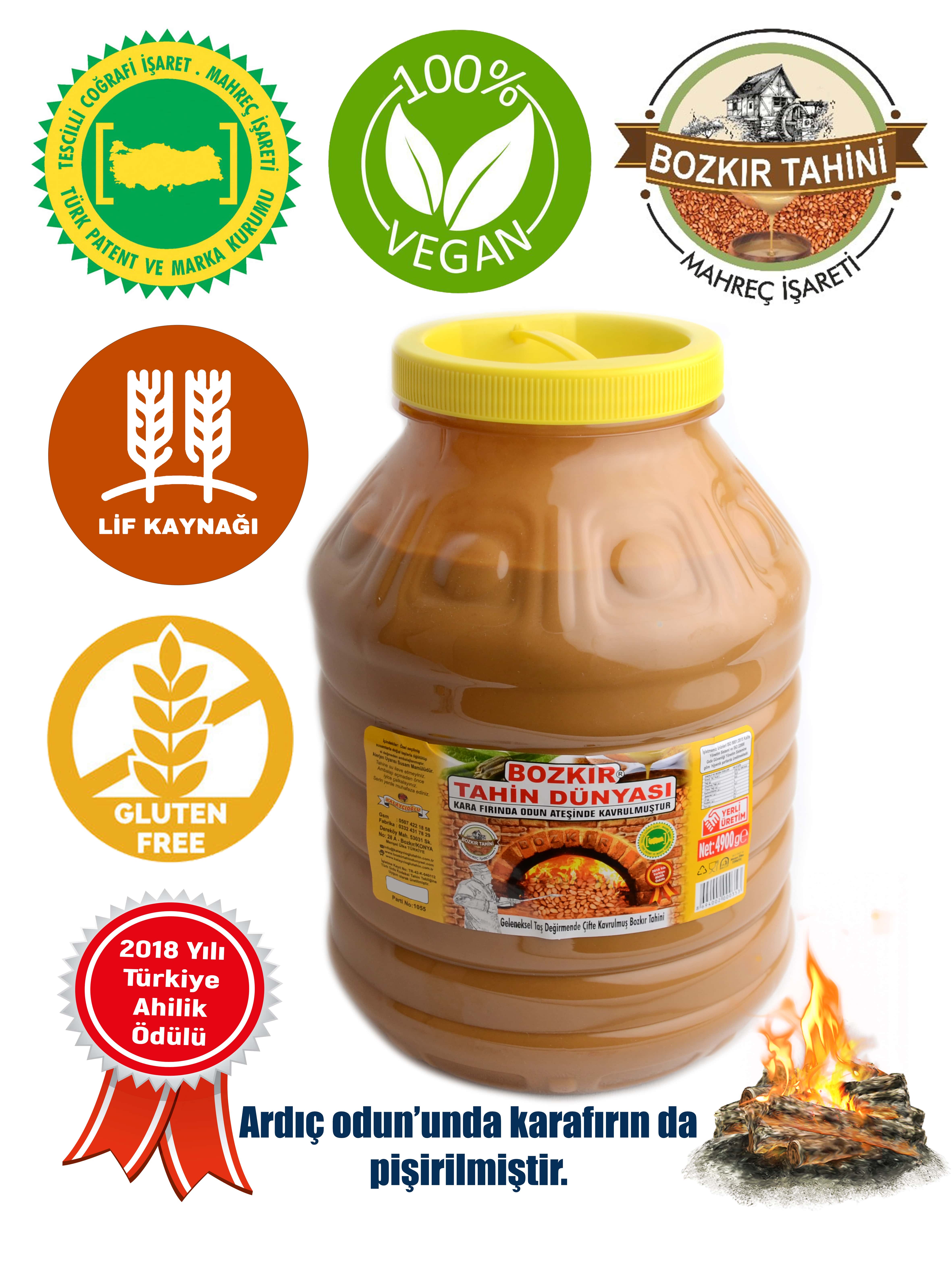Bozkır Tahin Dünyası Bozkır Tahini 4900 Gr.