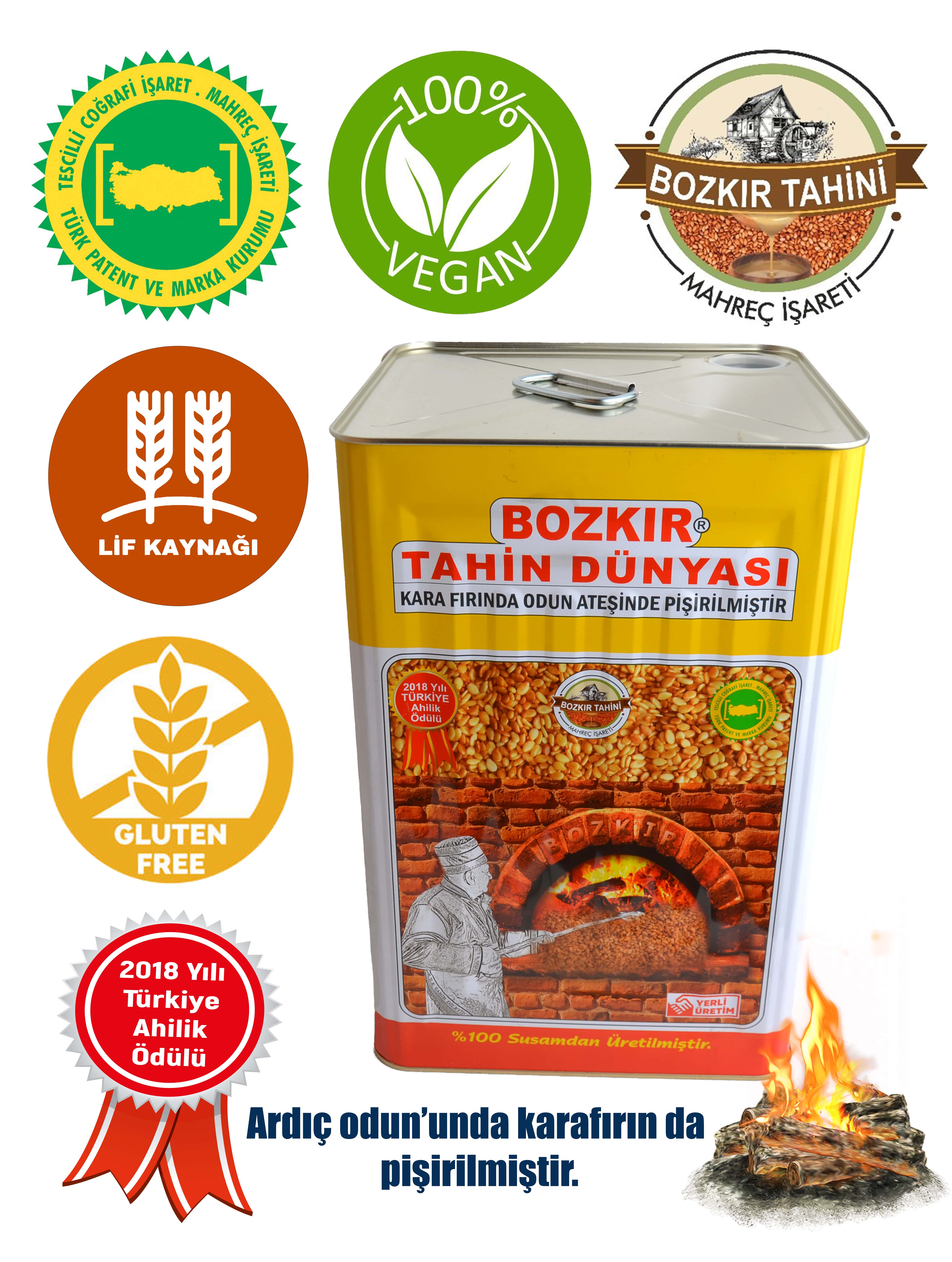 Bozkır Tahin Dünyası Bozkır Tahini 19 KG TENEKE