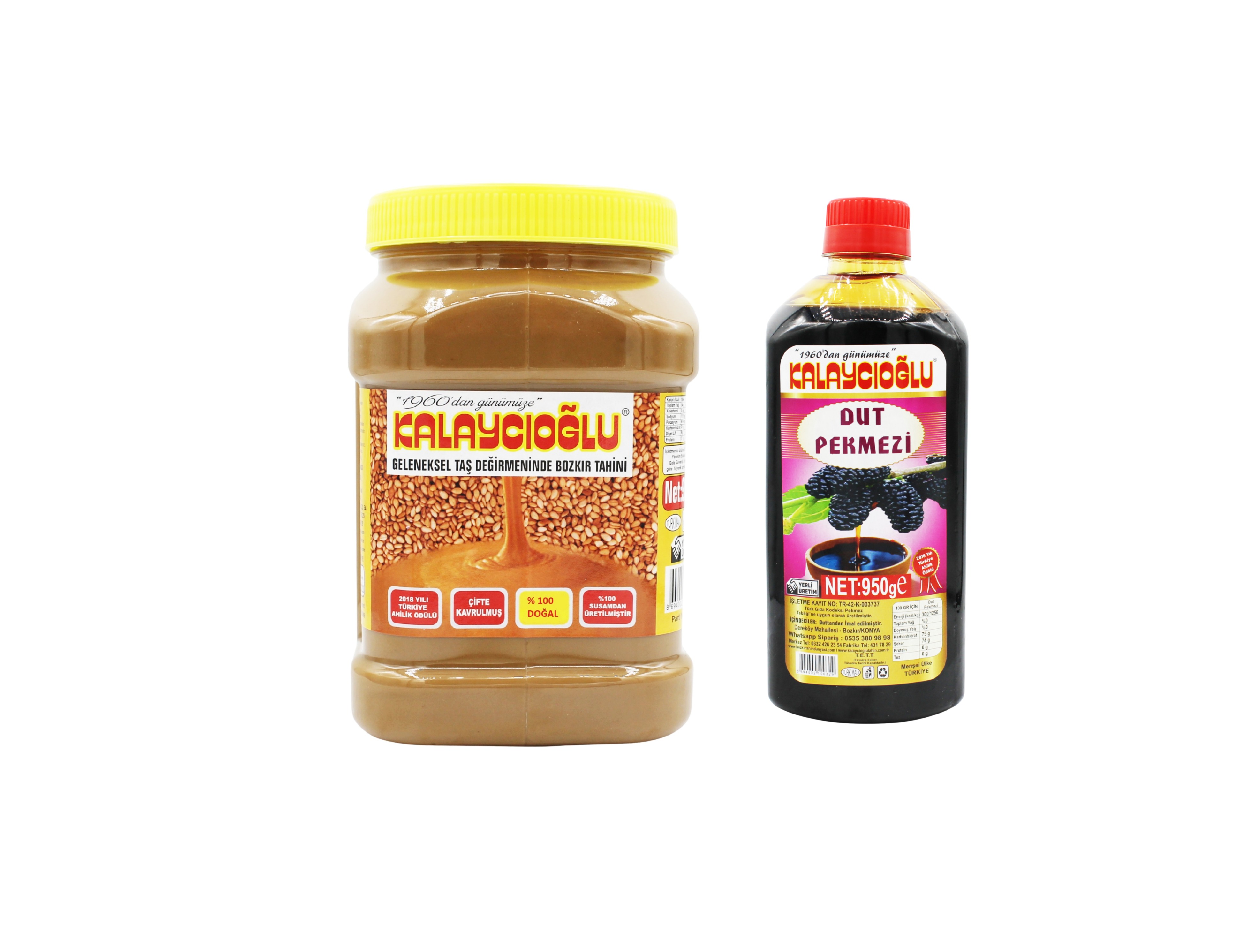 MP - KO Kepeksiz Tahin 935 Gr. - Dut Pekmezi 950 Gr.