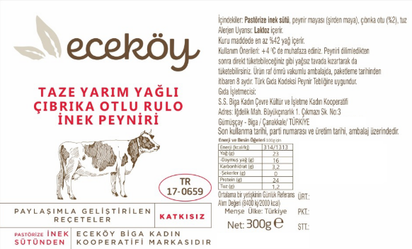 ÇIBRIKA OTLU RULO PEYNİR