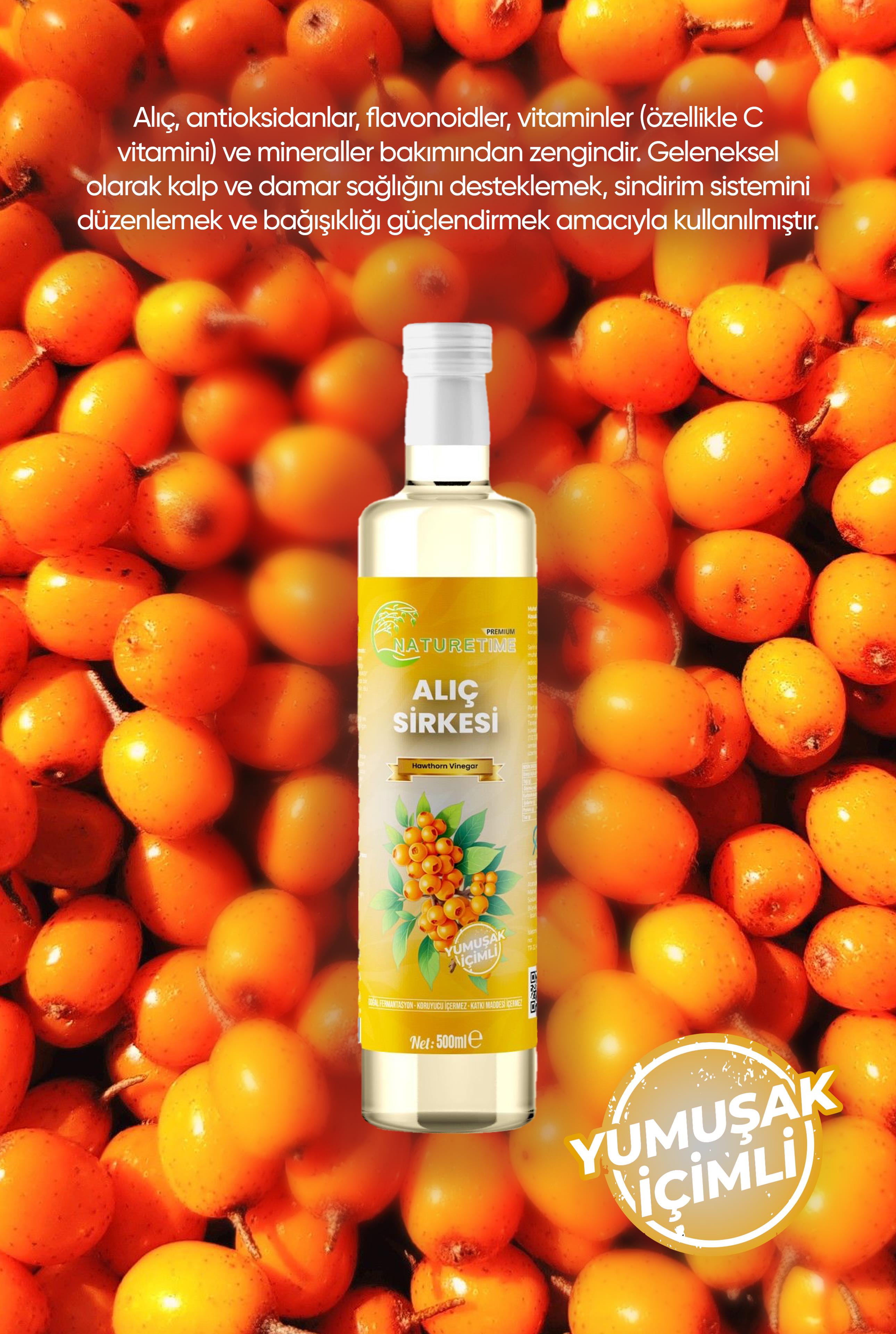 Alıç Sirkesi 500 ml (Yumuşak İçimli)