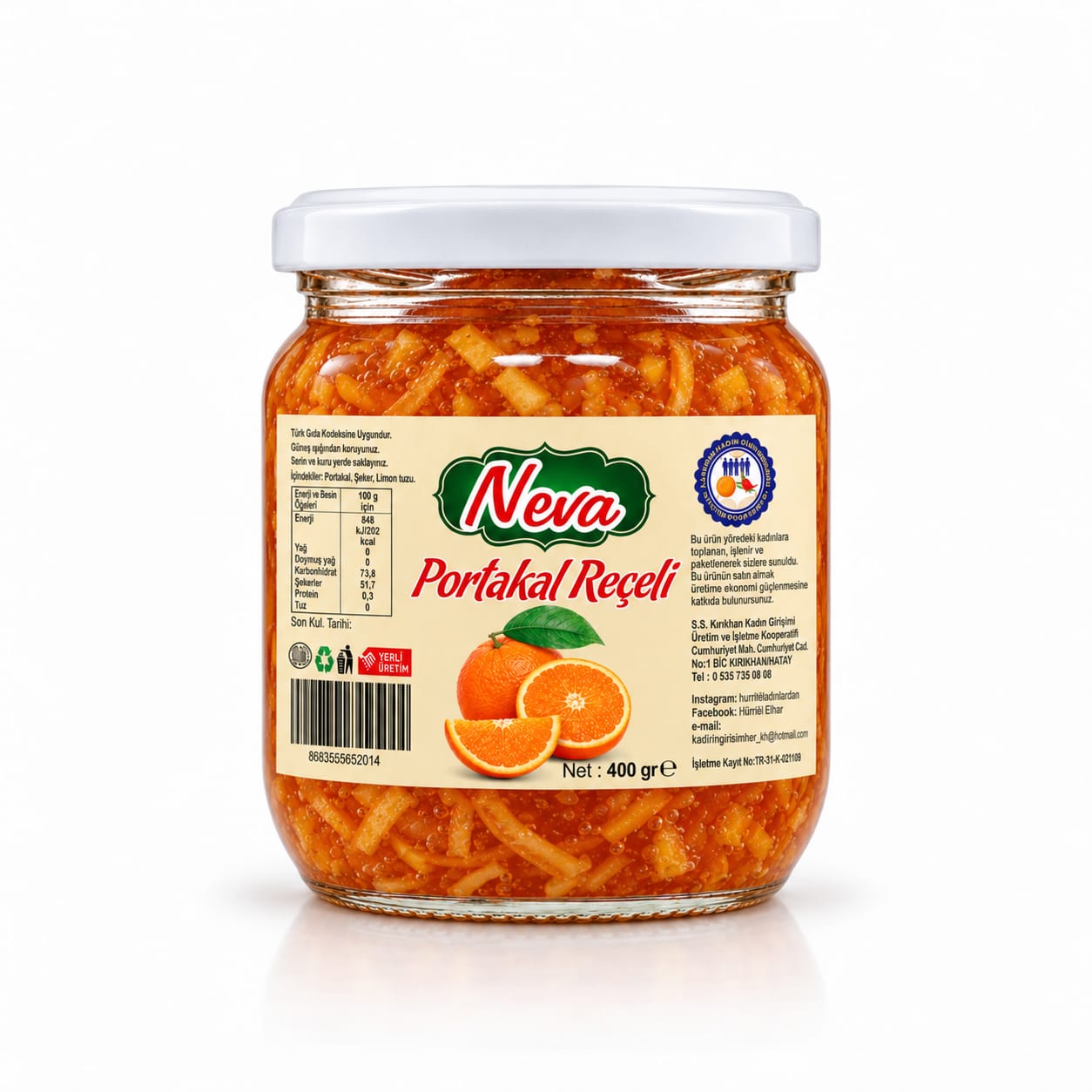 Portakal Kabuğu Reçeli (400g)