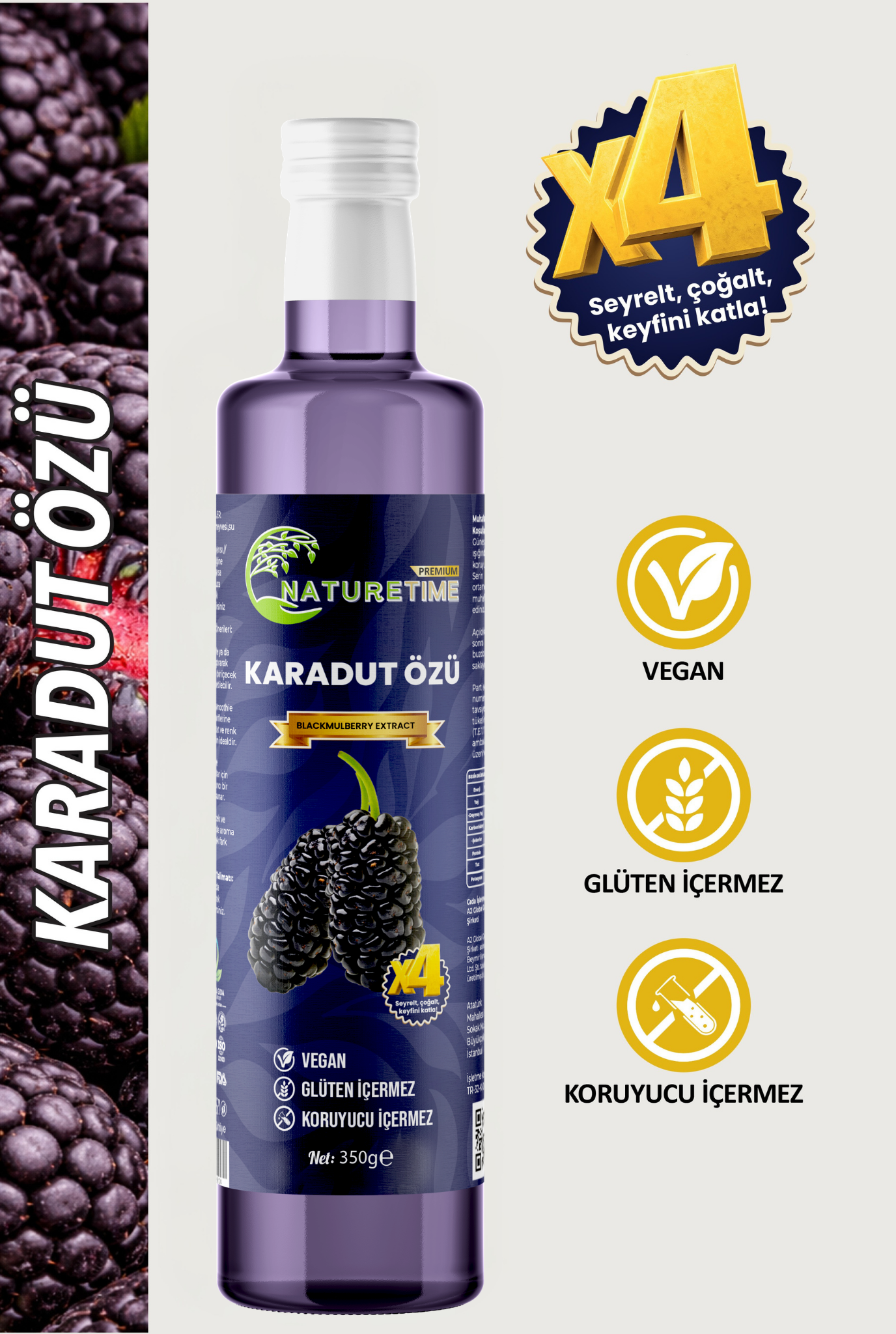 Karadut Özü 350 g