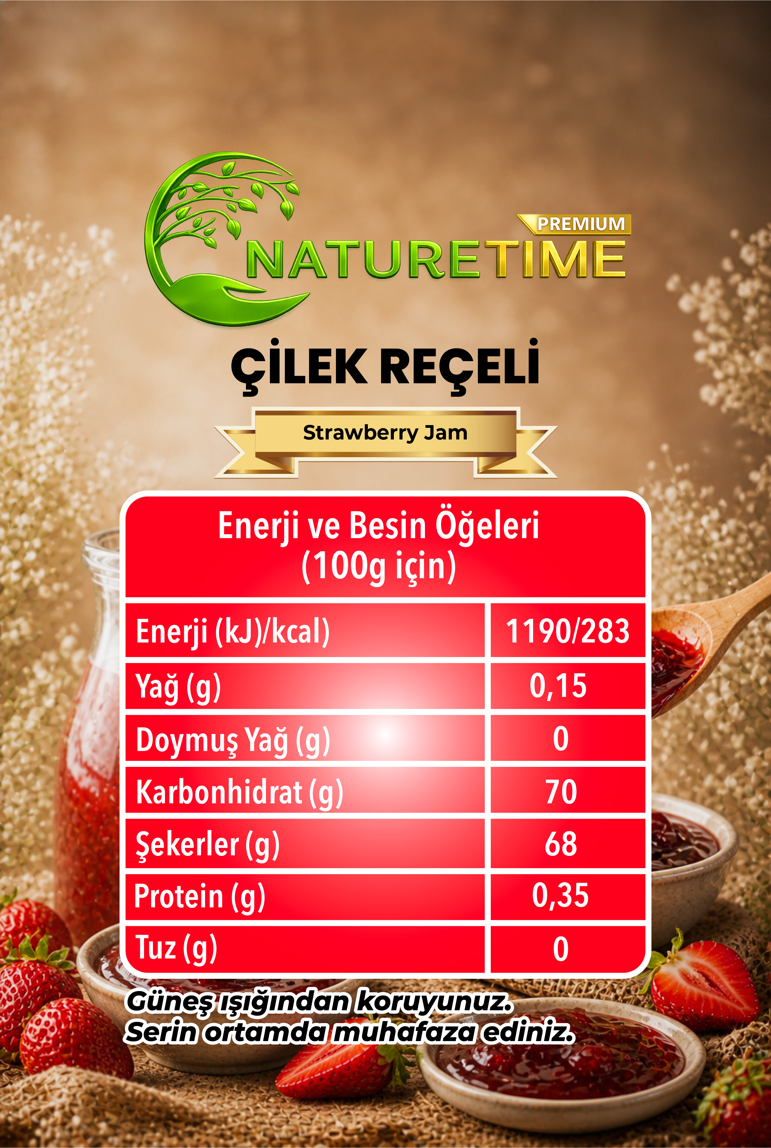 Çilek Reçeli 350 g