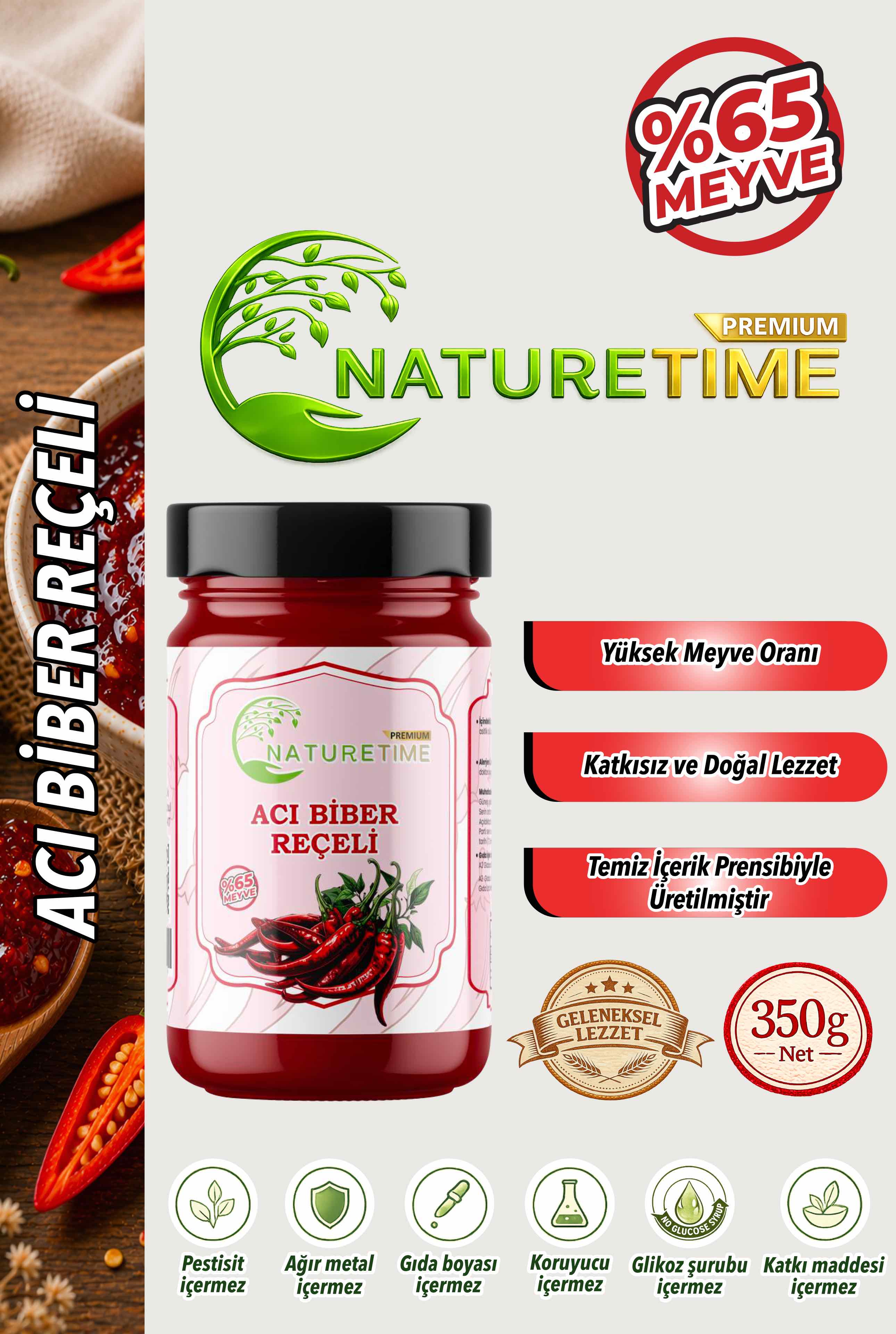 Acı Biber Reçeli 350 g