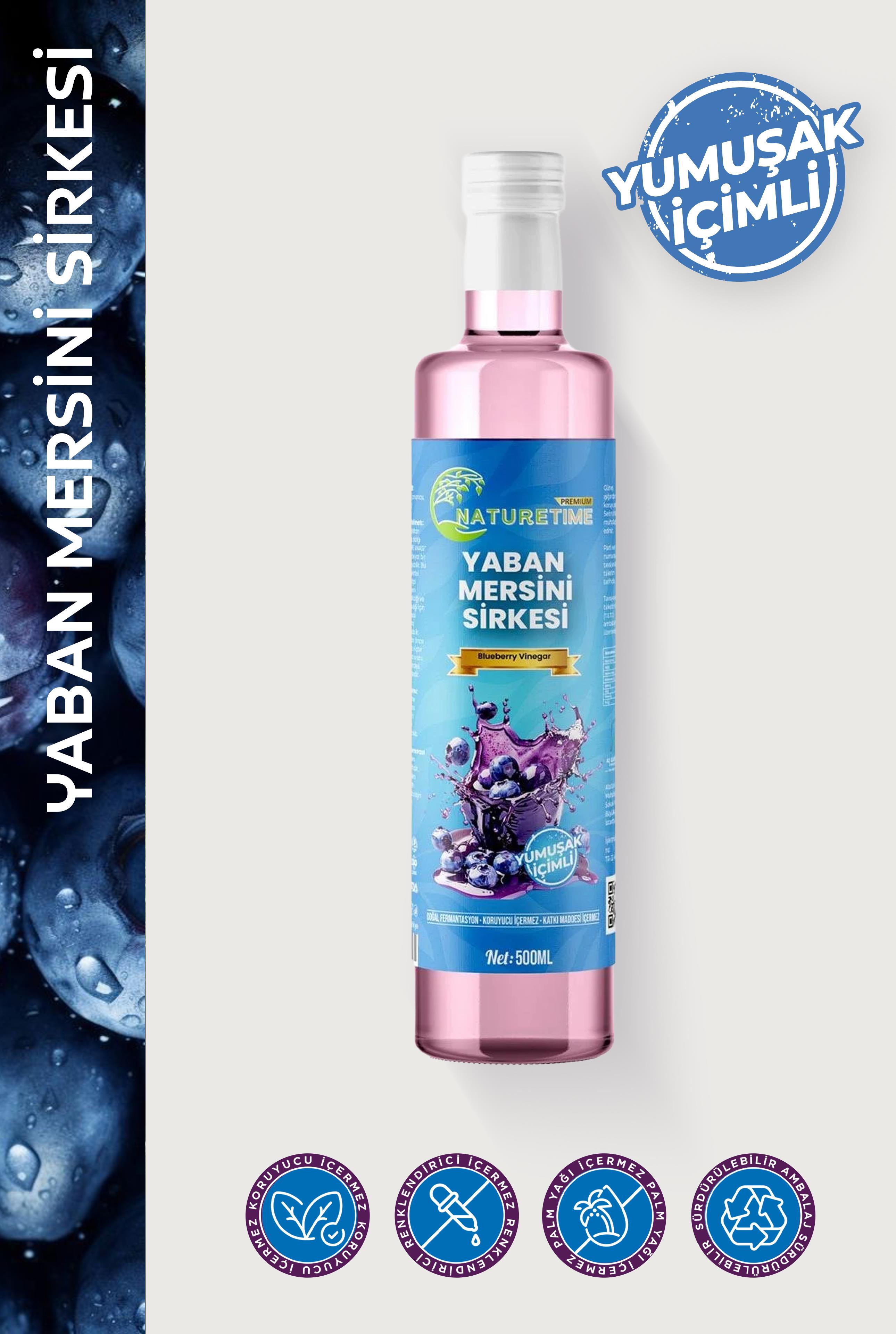 Yaban Mersini Sirkesi 500 ml (Yumuşak İçimli)