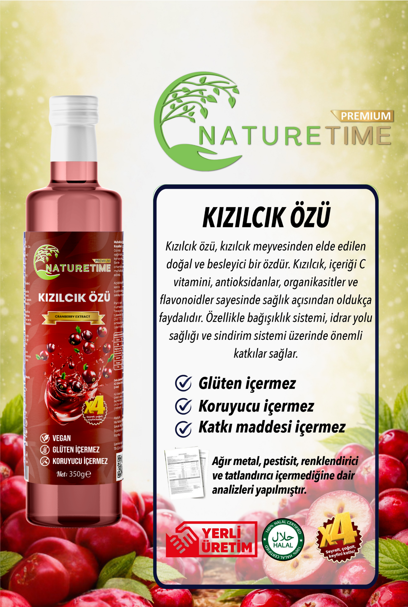 Kızılcık Özü 350 g