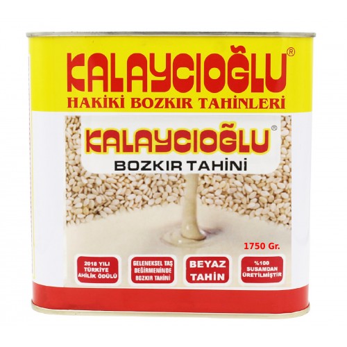 Beyaz bozkır tahini teneke