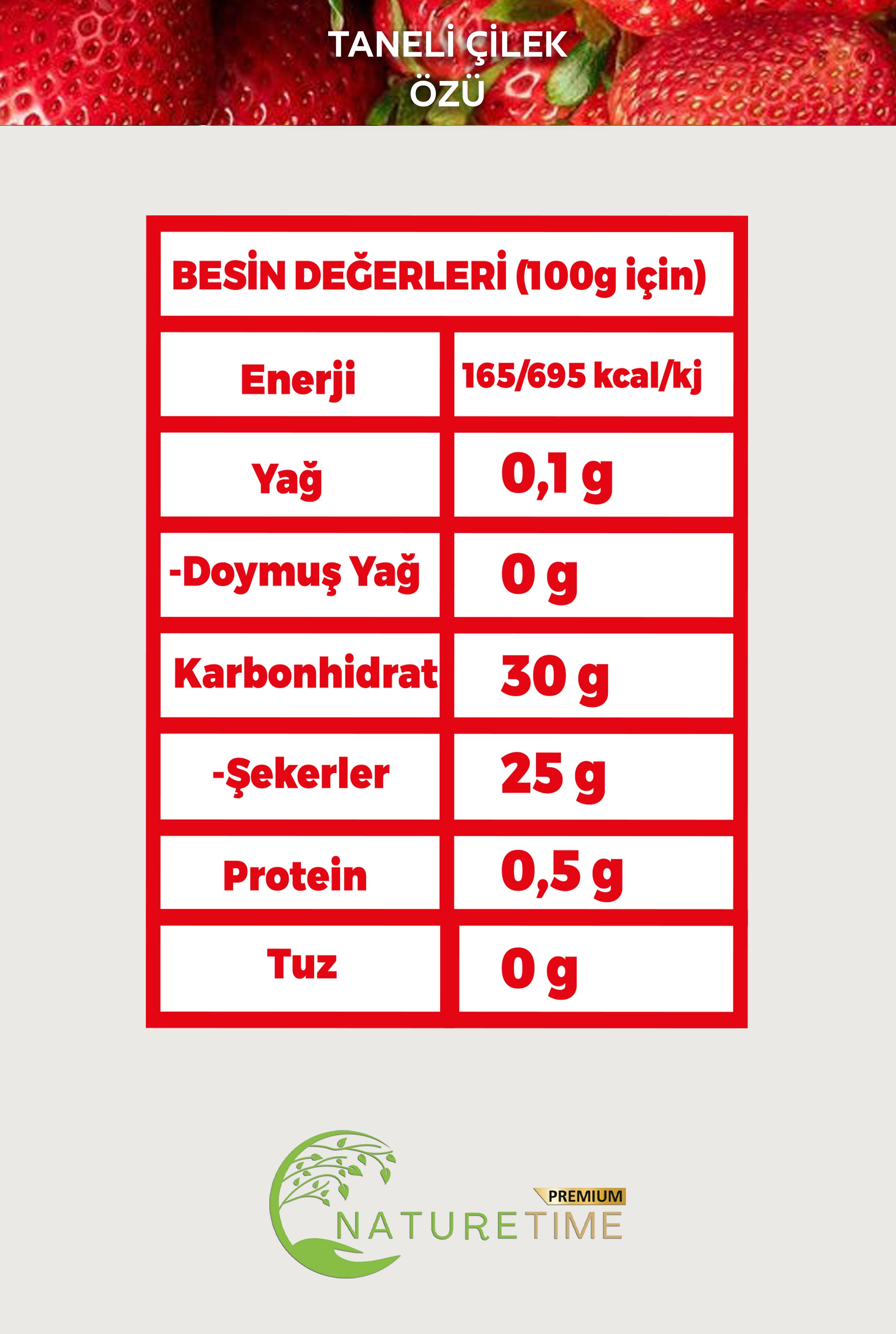 Taneli Çilek Özü 1350 g