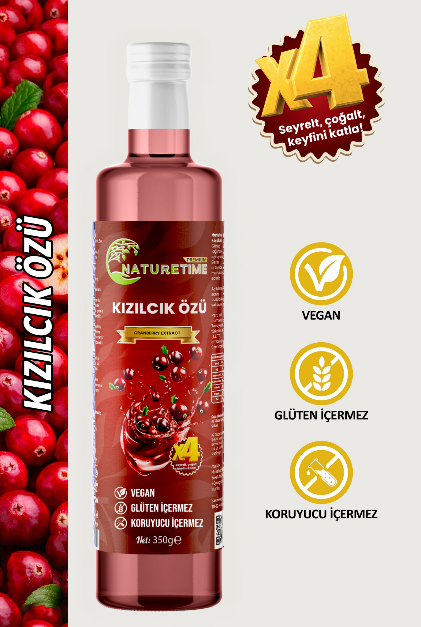 Kızılcık Özü 350 g