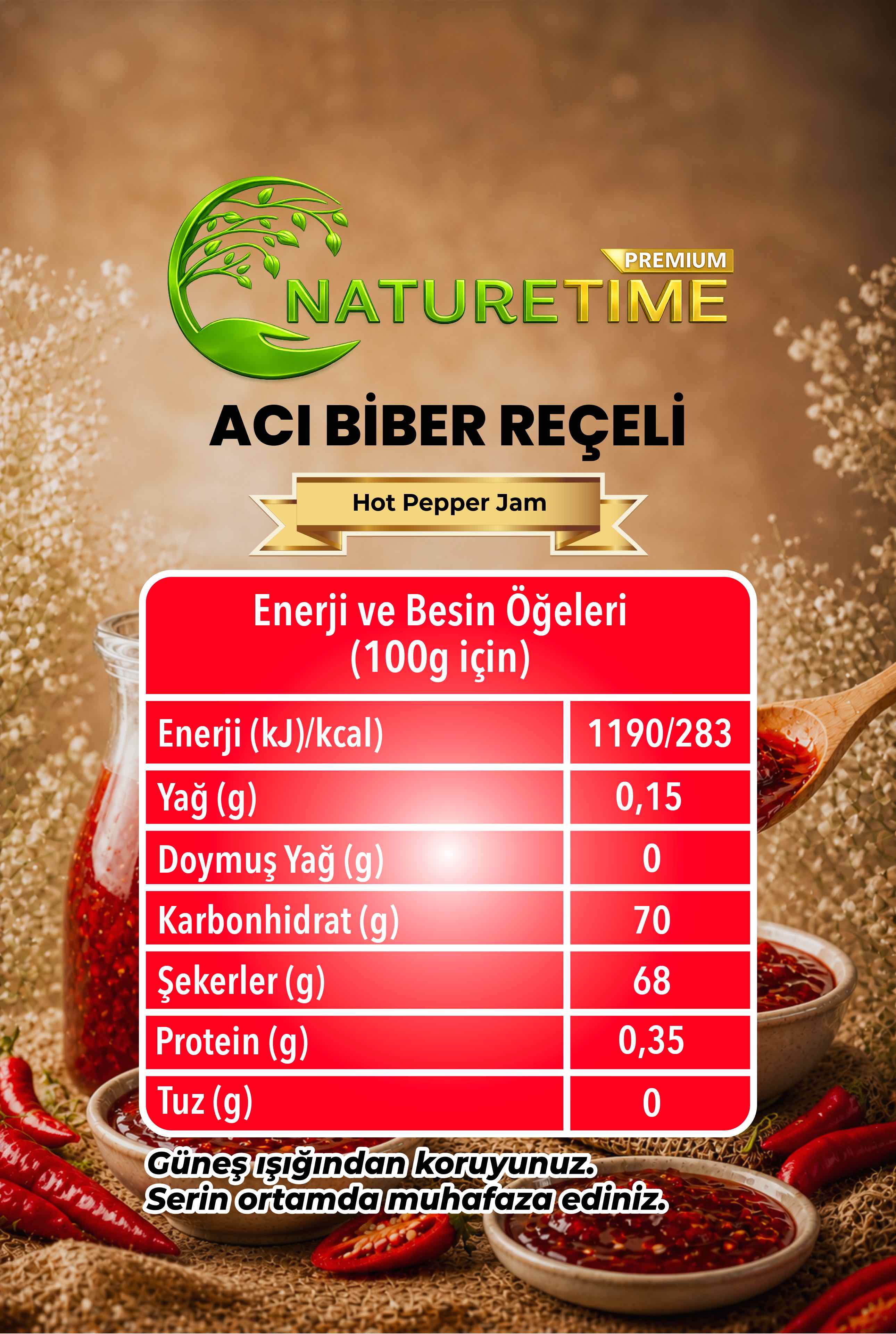 Acı Biber Reçeli 350 g