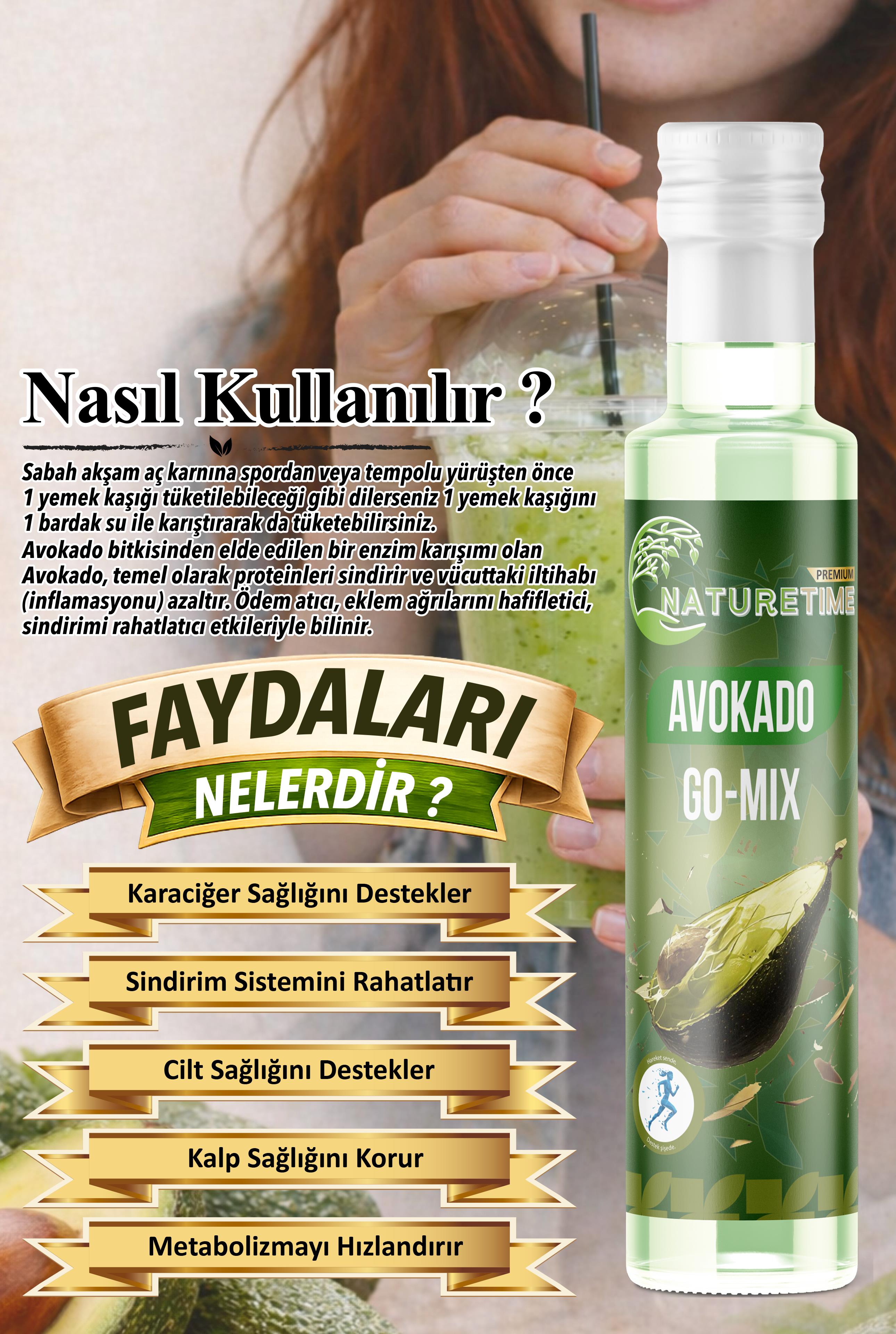 Avokado Go-Mix 250 ml