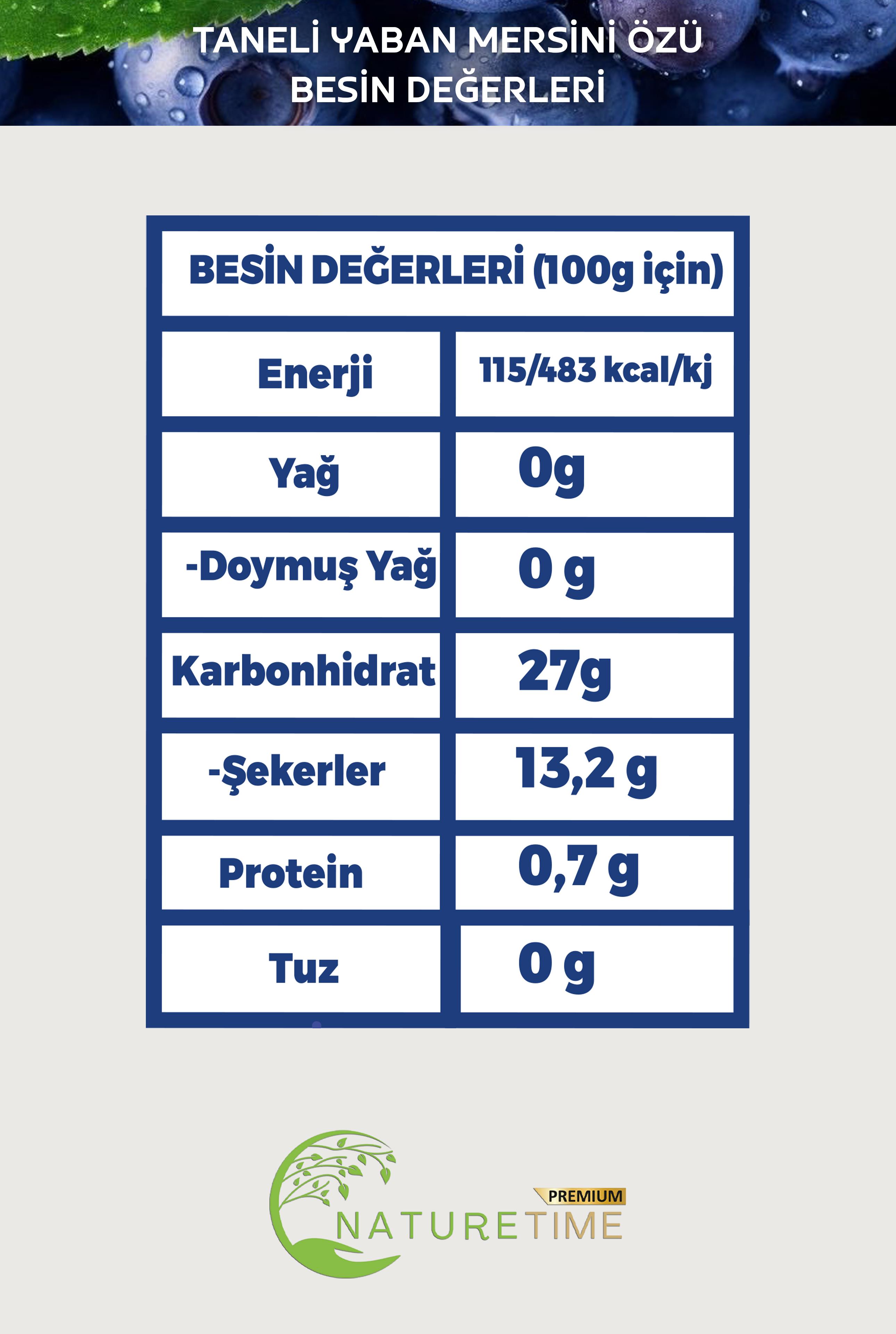 Taneli Yaban Mersini Özü 1350 g