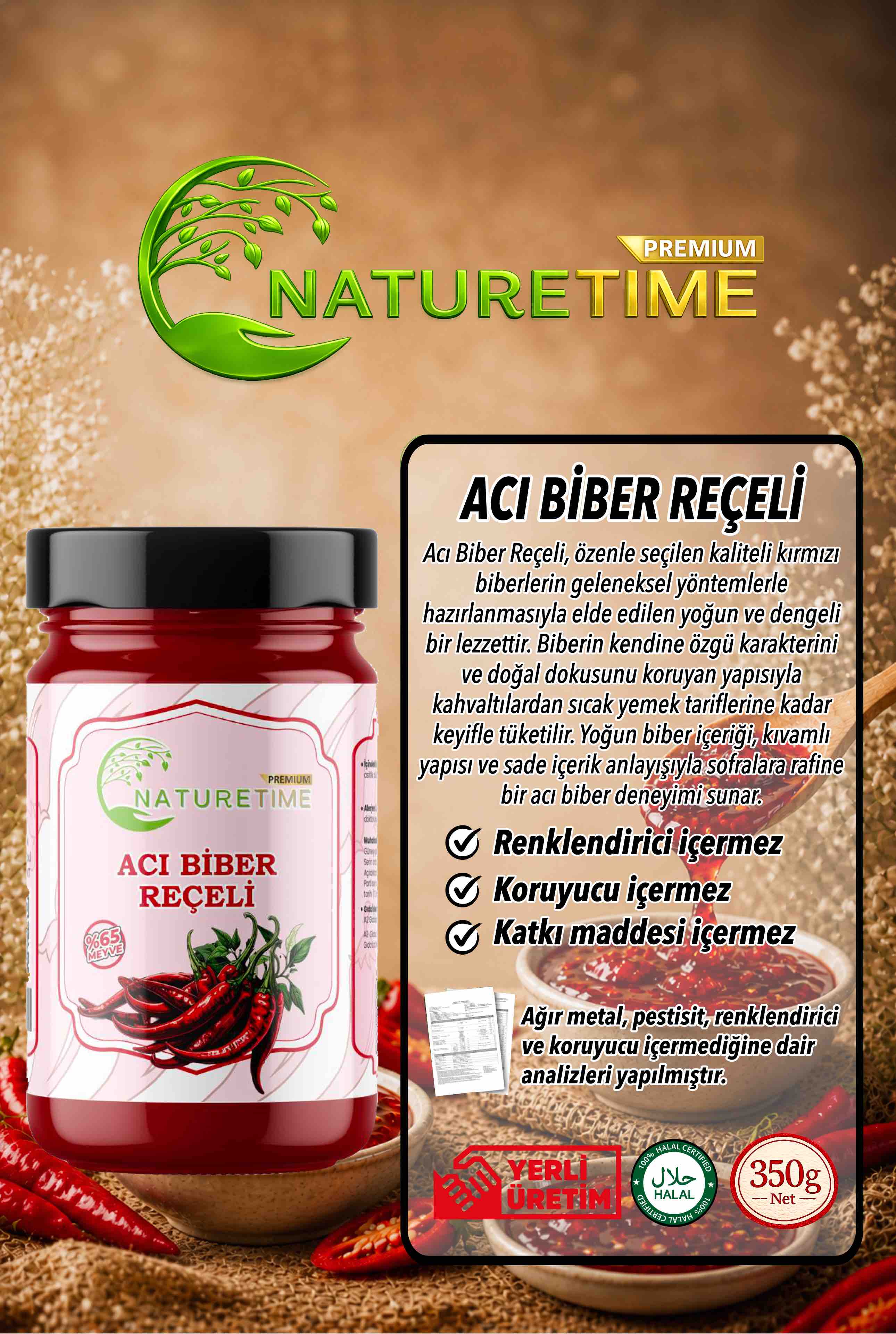 Acı Biber Reçeli 350 g