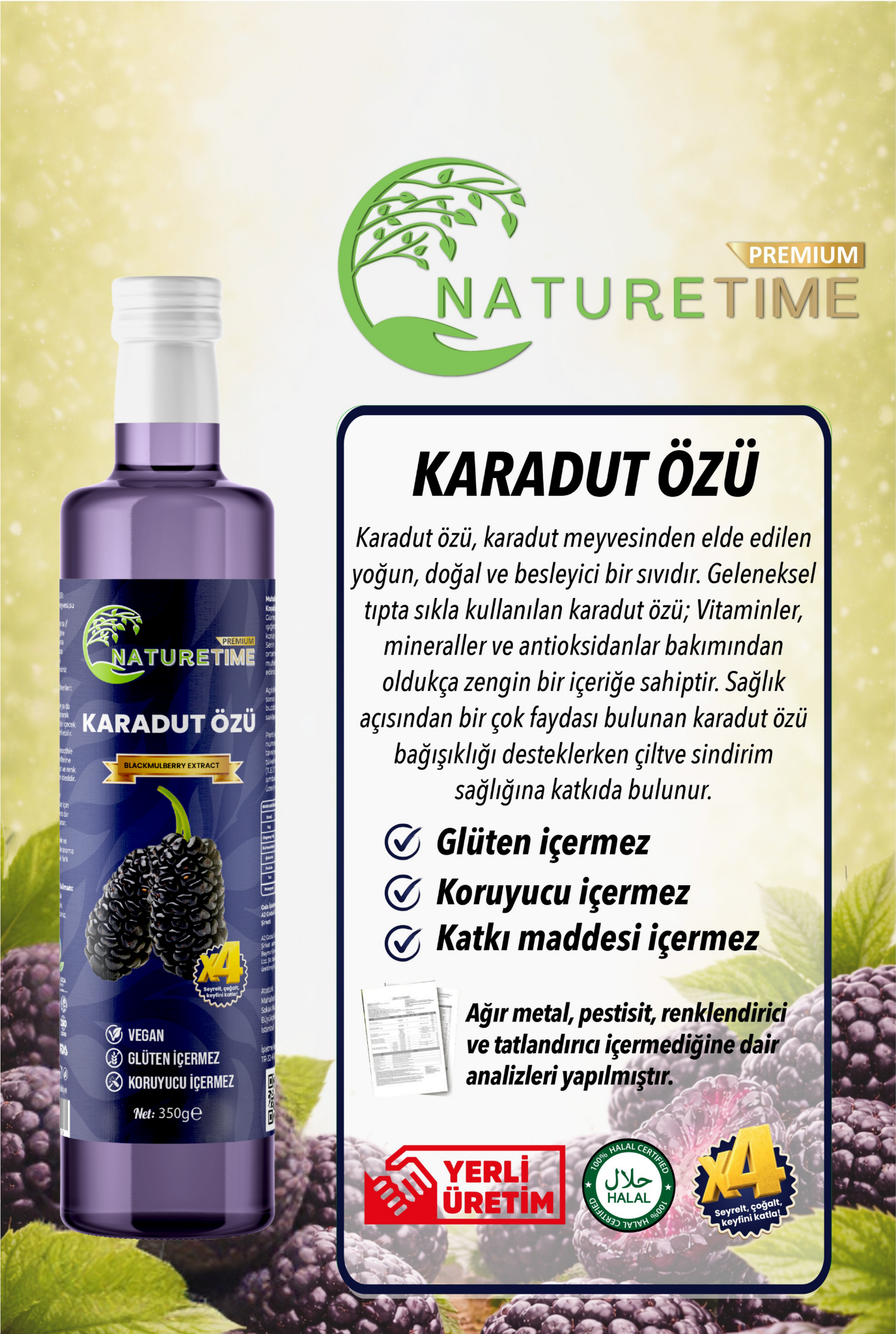 Karadut Özü 350 g