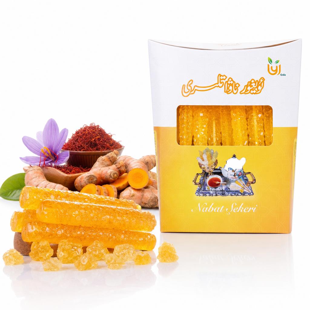 40lı safranlı paketli nöbet şekeri