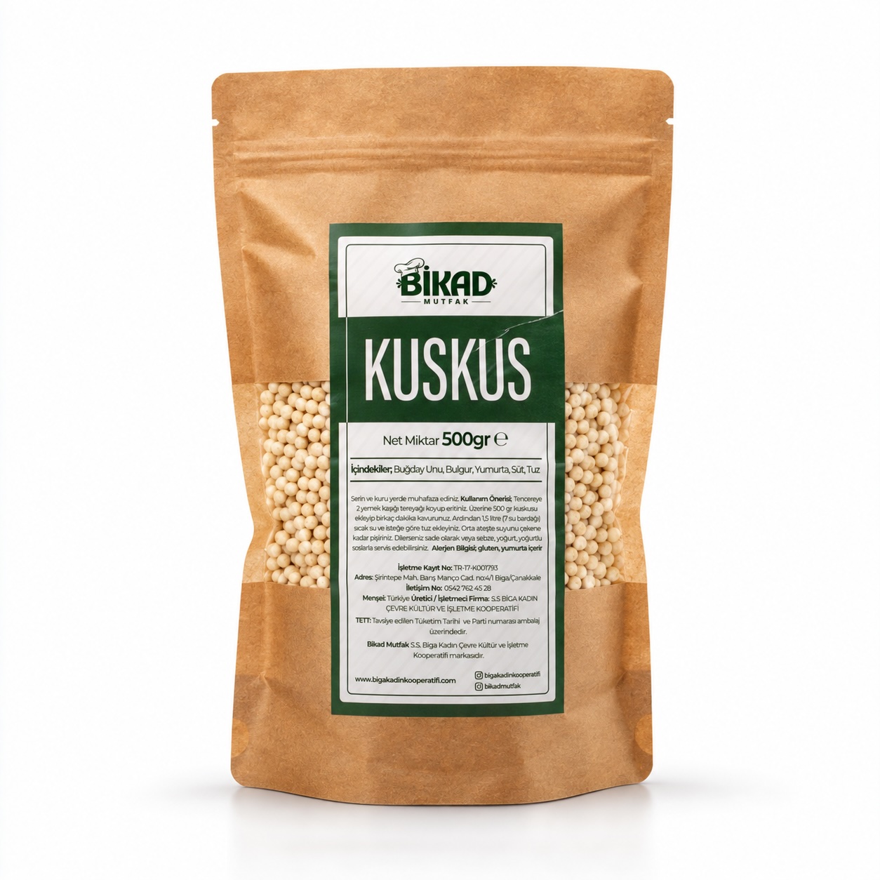 BİKAD Mutfak Kuskus (500 Gr.)