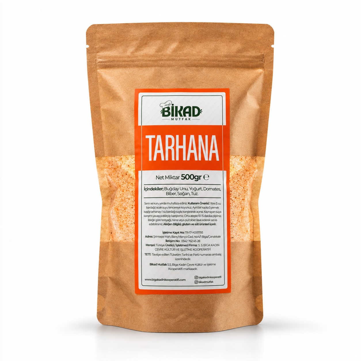 BİKAD Mutfak Tarhana (500 Gr.)