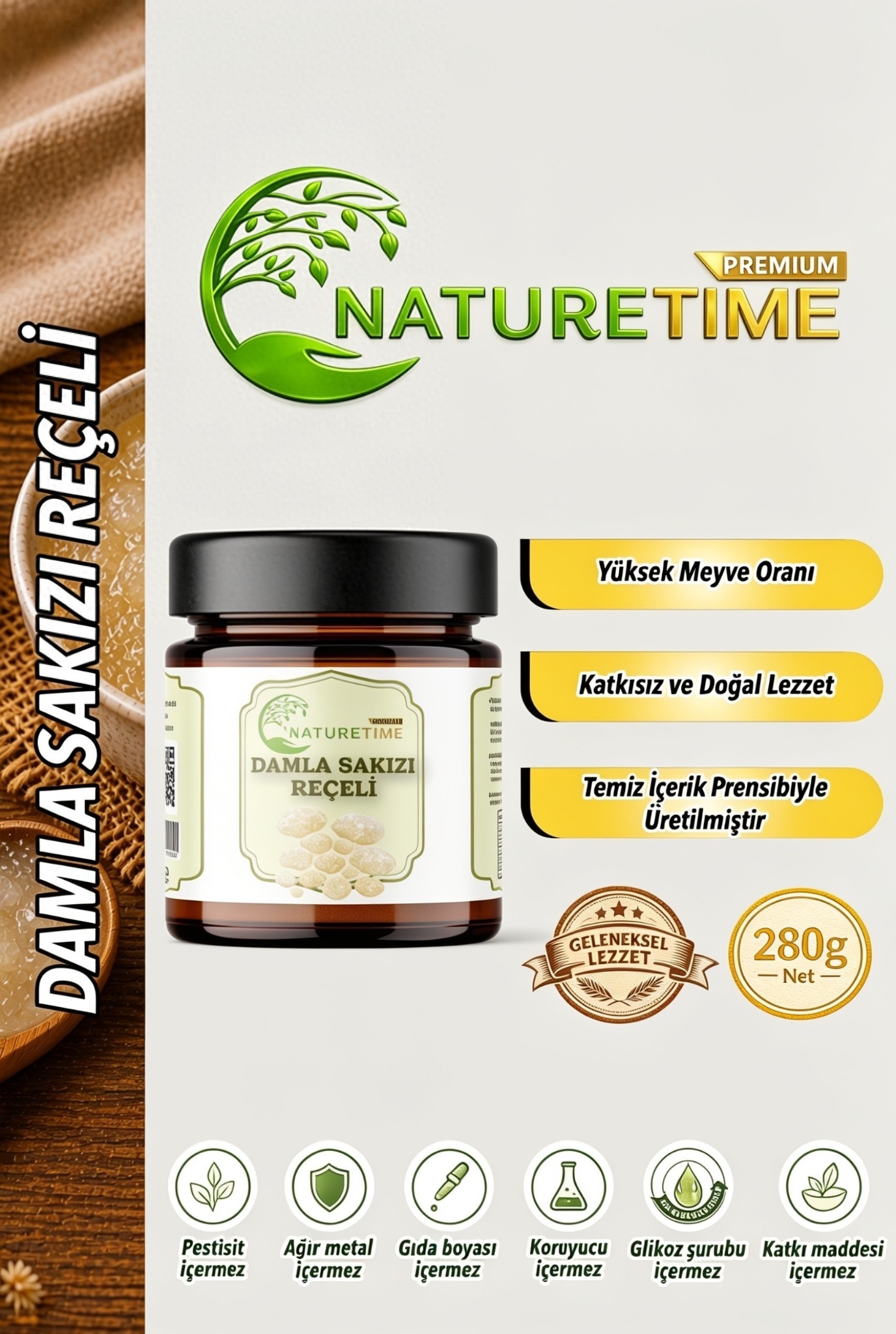 Damla Sakızı Reçeli 280 g