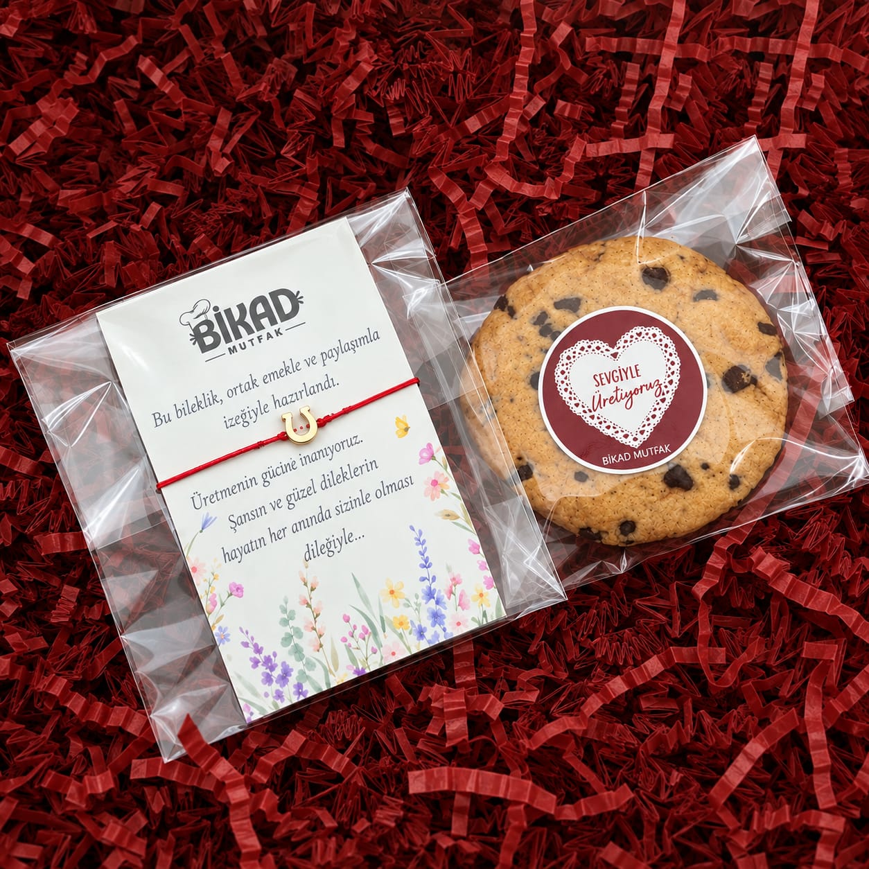 BİKAD Mutfak Cookie + Bileklik Hediyelik Seti