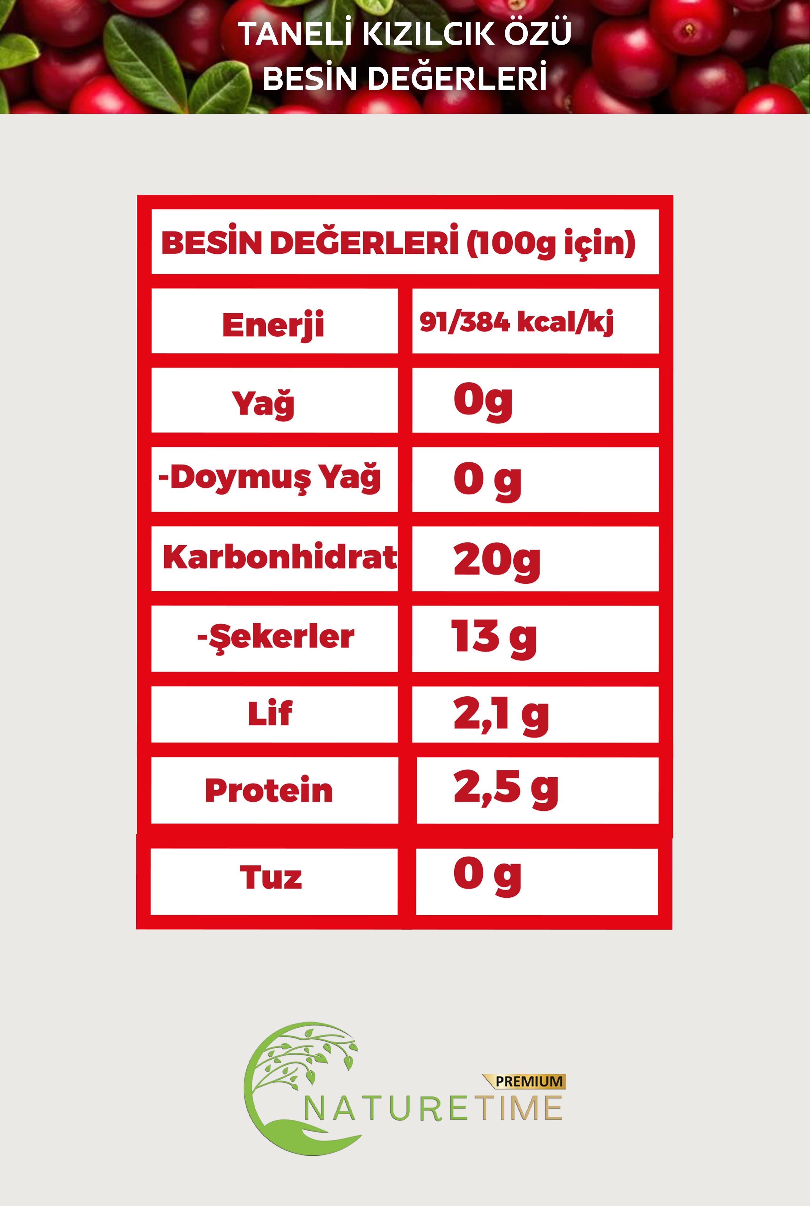 Taneli Kızılcık Özü 1350 g